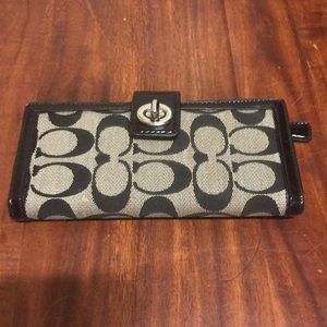 Authentic coach wallet